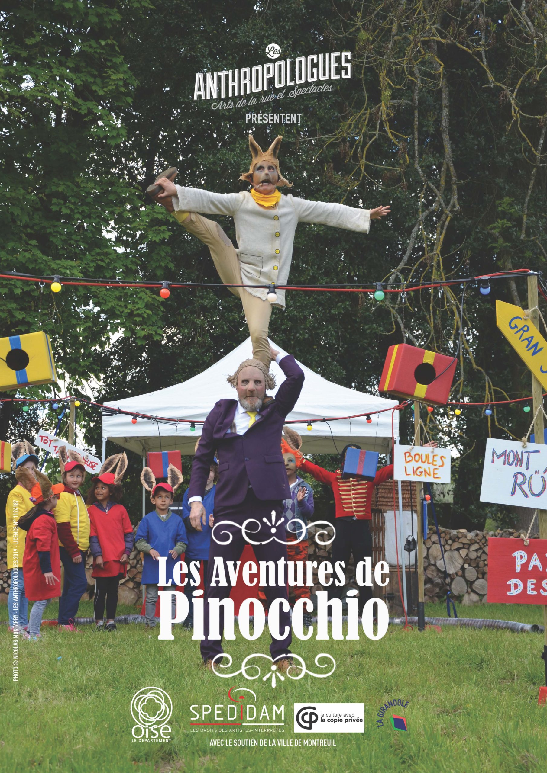 Pinocchio Théâtre de verdure de la Girandole 10 au 15 mai 2022